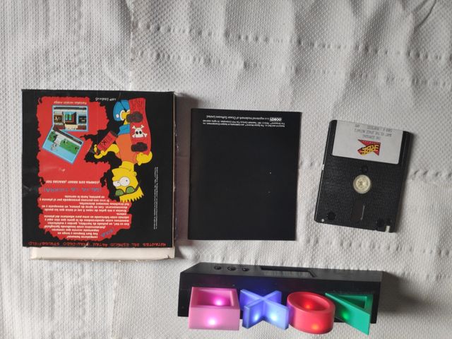 the Simpsons bart VS amstrad disco