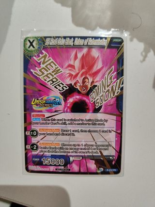 carta promocional dragón ball super card game