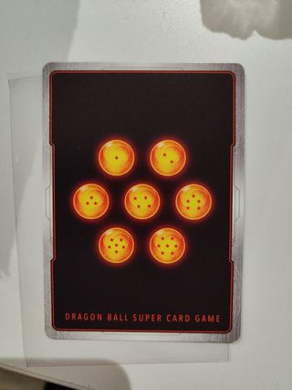 carta promocional dragón ball super card game