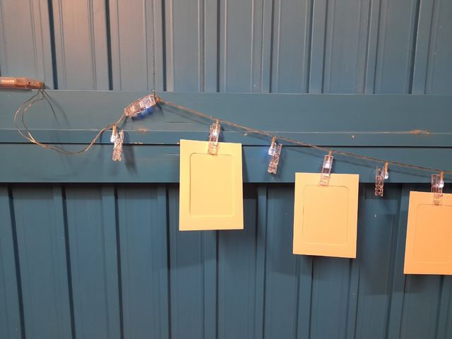 Guirnaldas con luz, para eventos.