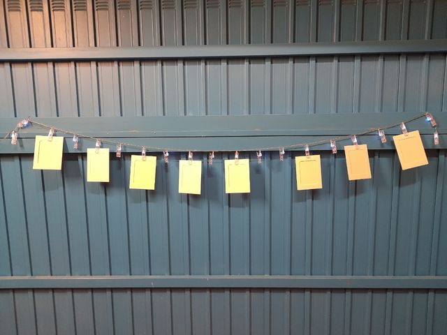 Guirnaldas con luz, para eventos.