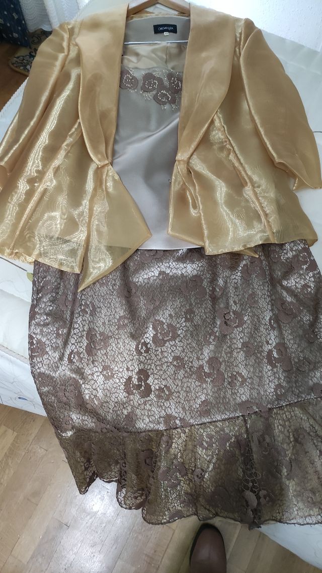 vestido fiesta celebración. talla 48