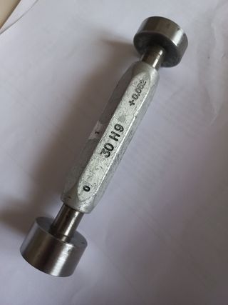 Calibre (probeta) D.30 mm H9 Tapon liso