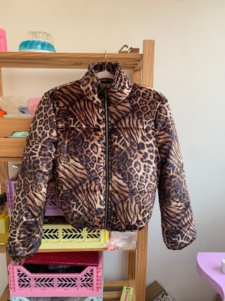 Cazadora bomber leopardo nueva