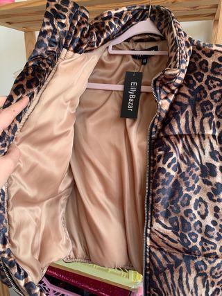 Cazadora bomber leopardo nueva