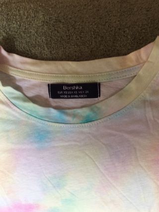 Camiseta multicolor
