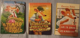 3 libros..Gerónimo Stilton . 