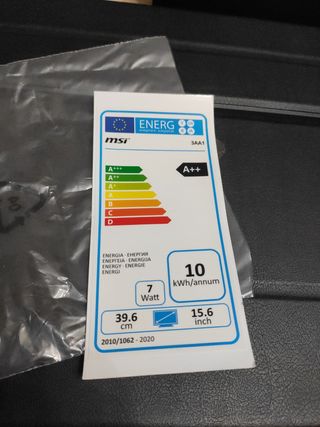 MSI OPTIX MAG161V Pantalla portátil ultrafina 