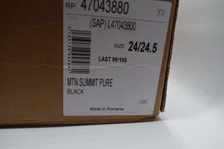 SALOMON MTN SUMMIT PURE BLAK nº24/24.5 last 99/105