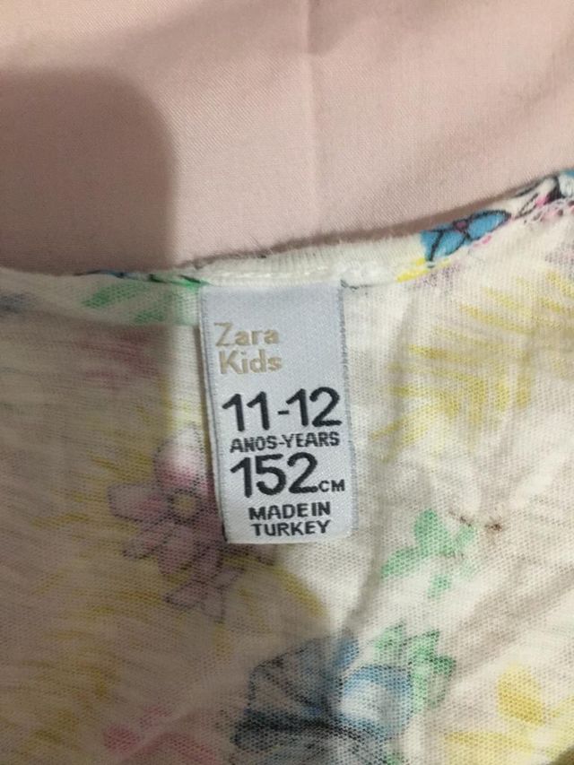 Camiseta de tirantas niña zara kids talla 11-12