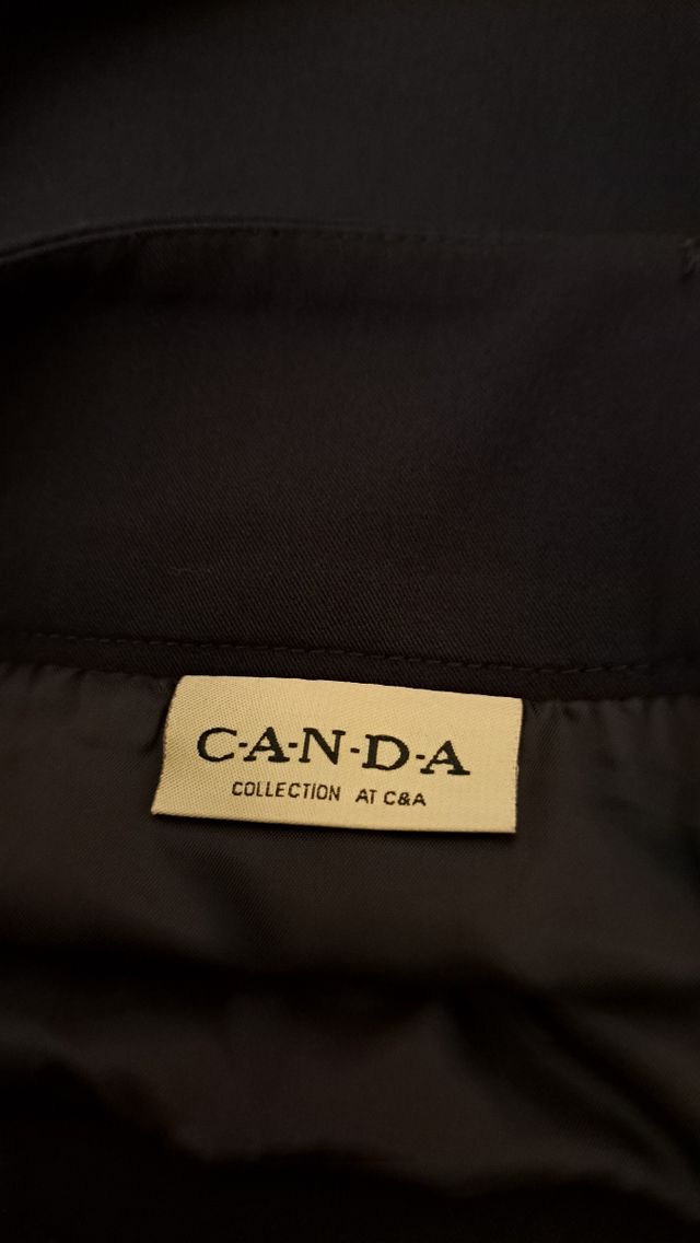 Falda recta, azul marino