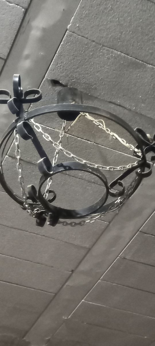 Farol Lampara Hierro Artesanal