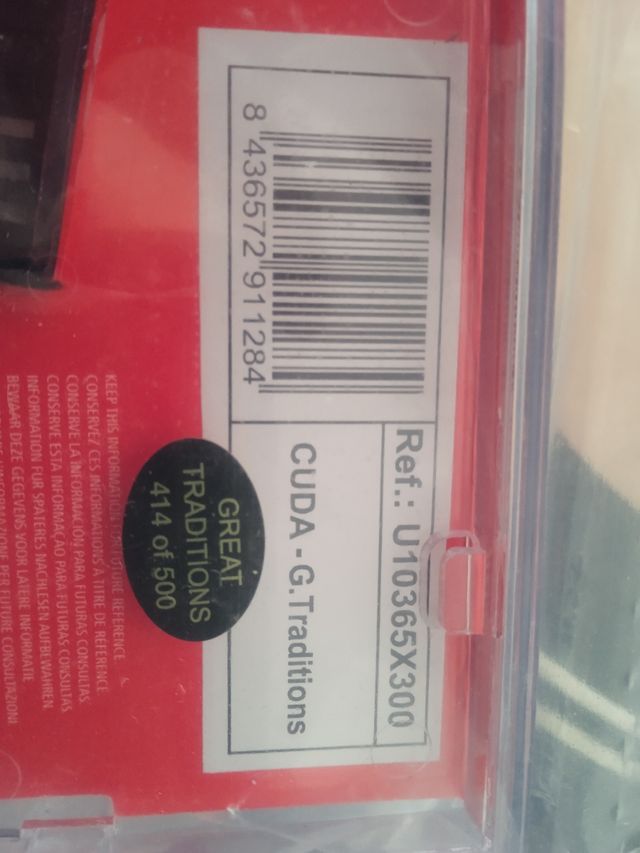 cuda scalextric edición limitada a 500 unidades