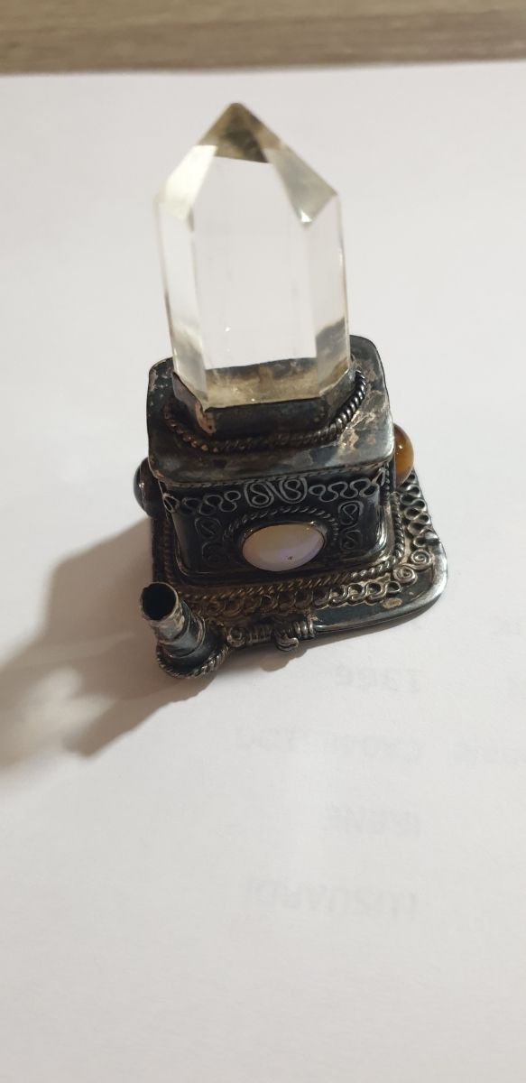 porta incenso in argento