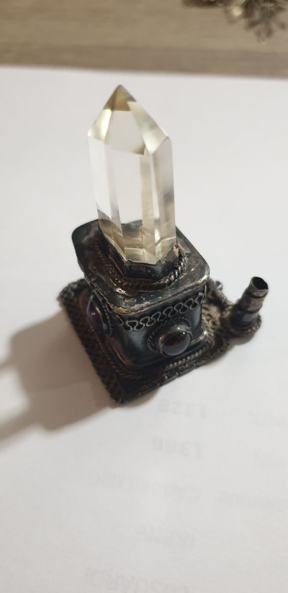 porta incenso in argento