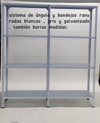 Estanterías metalicas.
