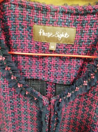 chaqueta chanel talla 40