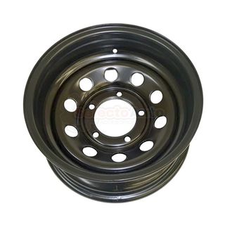 LLANTA ACERO NEGRA 6x15 ET 0 TYREX SUZUKI SAMURAI