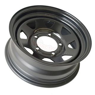 LLANTA ACERO NEGRA 7x15 ET -12 SUZUKI SAMURAI