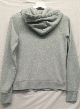 Sudadera con cremallera gris talla XS