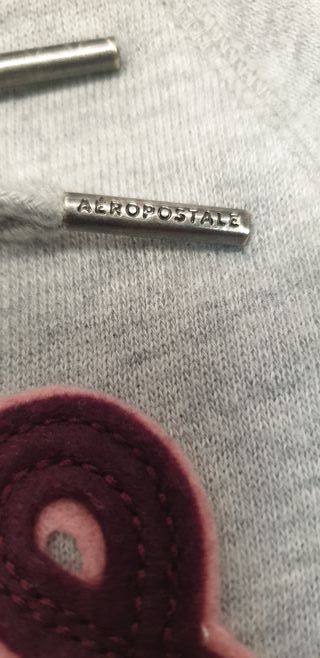 Sudadera con cremallera gris talla XS