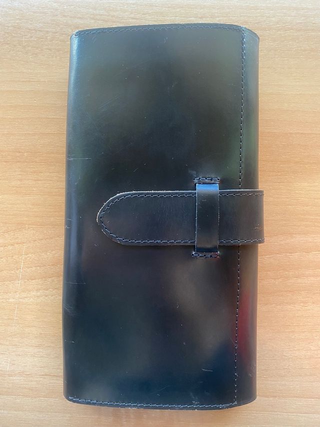 Carpeta organizador archivador piel autentica