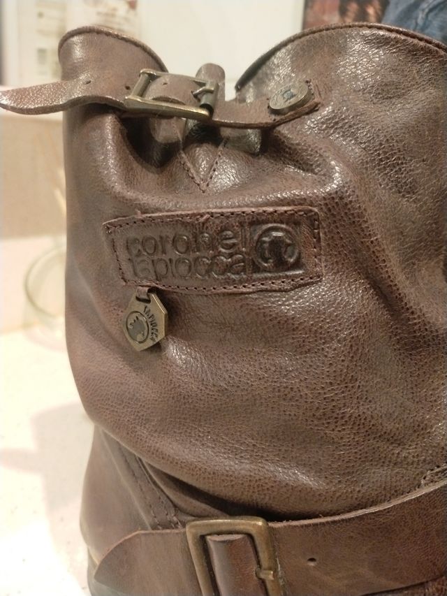 botines piel mujer  coronel tapioca talla 39