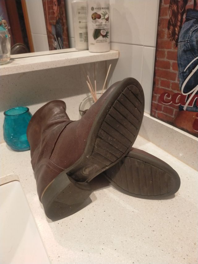 botines piel mujer  coronel tapioca talla 39