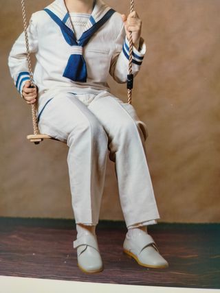 Traje de comunión y zapatos