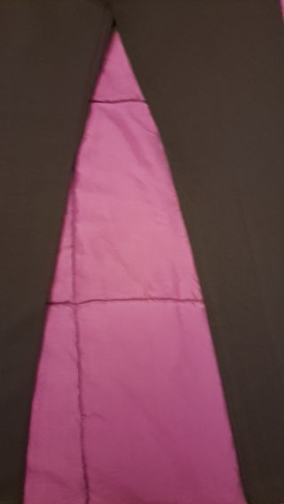 Leggings con encaje y brillantes negros