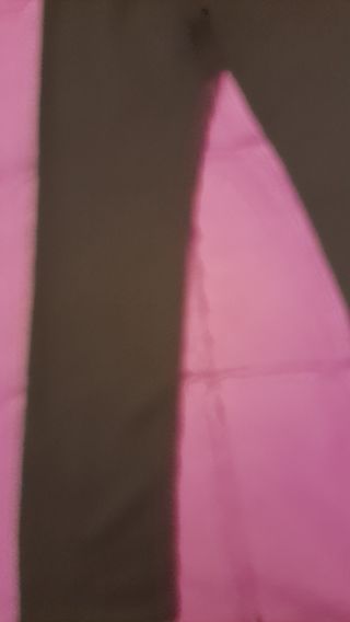 Leggings con encaje y brillantes negros