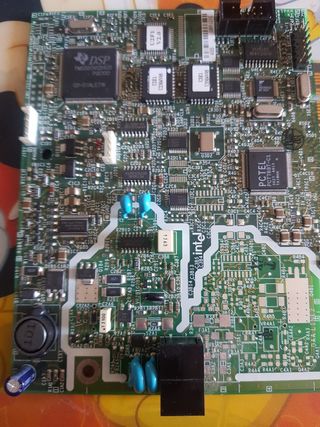 tarjeta pci antigua teléfono 