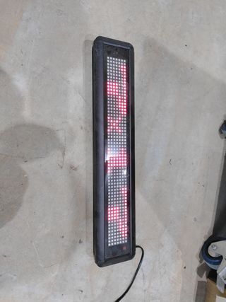 Pantalla mensajes led
