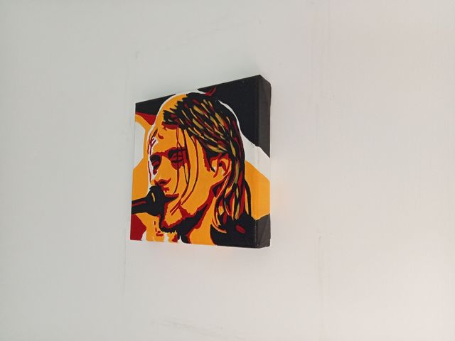 Curt Kobain - Popart portrait