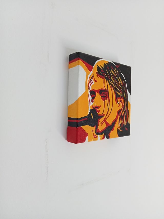 Curt Kobain - Popart portrait