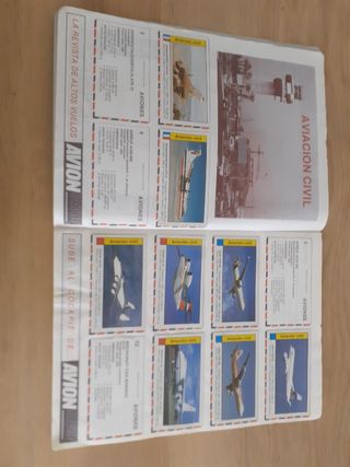 Album cromos aviones