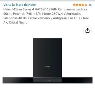 2 Filtros de Carbono Campana Haier
