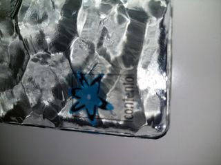 2 Bases de cristal grueso.