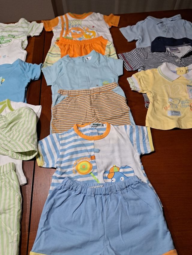 Ropa bebé 1-3 meses. 23 piezas. Verano.
