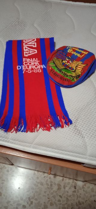 bufanda y gorra Barcelona
