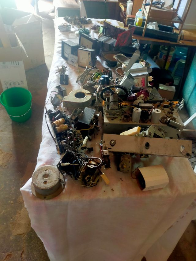 piezas radio antigua