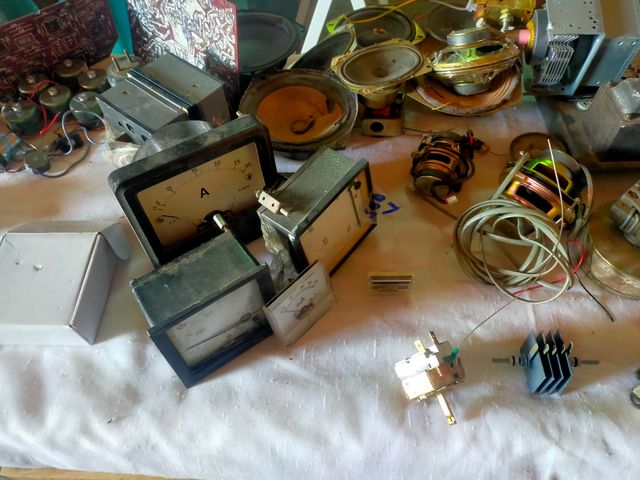 piezas radio antigua