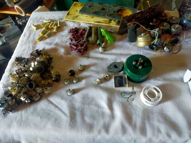 piezas radio antigua