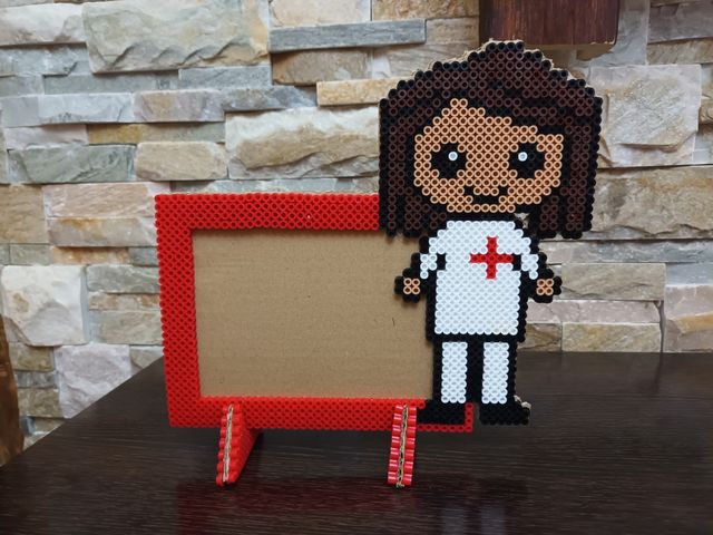 portafotos hama beads