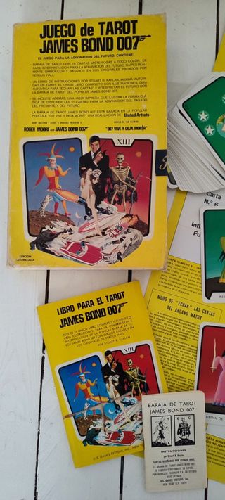CARTAS TAROT JAMES BOND 007 originales