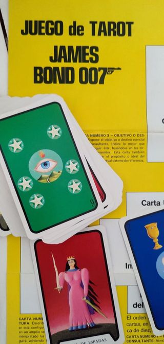 CARTAS TAROT JAMES BOND 007 originales