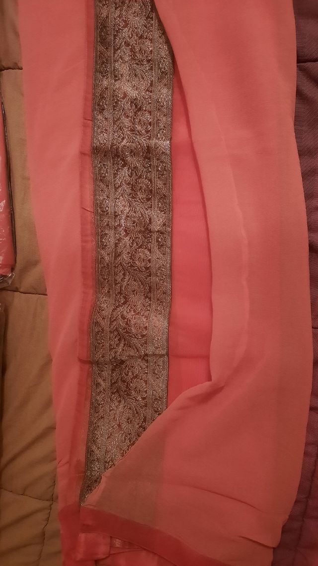 Tende organza arancioni