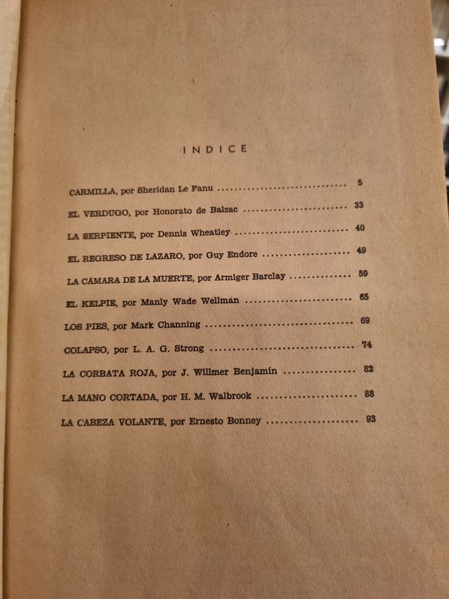 NARRACIONES TERRORIFICAS Nº 7-11-12 ED MOLINO,