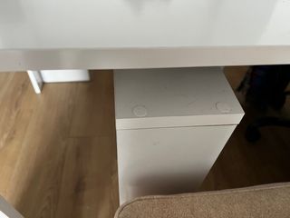 Mesa de comedor extensible kiona blanco reforzado.