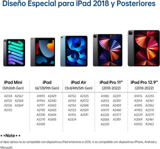Lápiz iPad 6/7/8/9 Generation/iPad Pro 11/12.